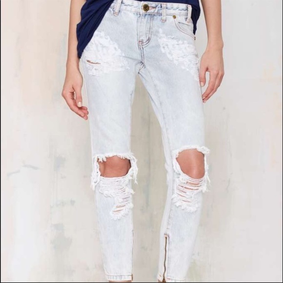 One Teaspoon Trashed Freebirds 27 jeans - Picture 2 of 3